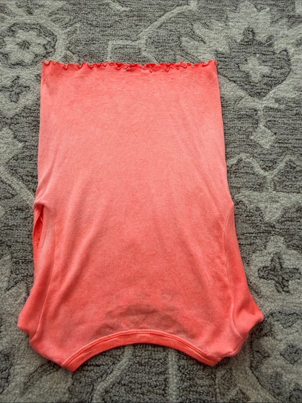 FP Free Movement/Free People 3 pieces: Coral & Green tops, Navy Cropped Tank Top - Picture 7 of 13